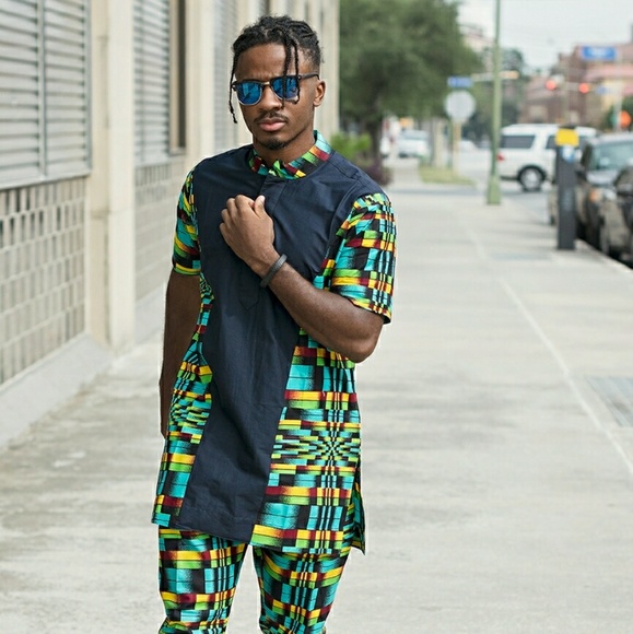 african print men