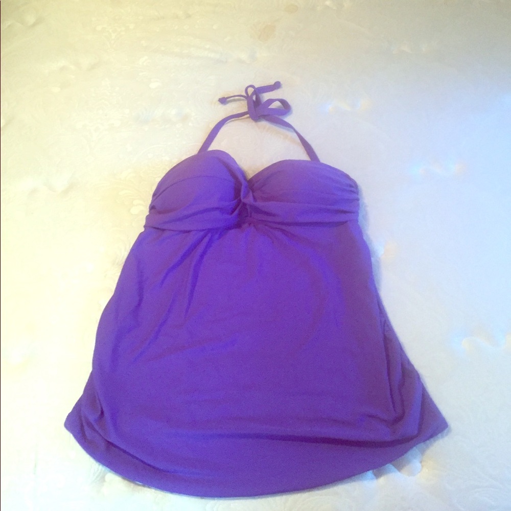 Purple Old Navy Maternity bathing suit top