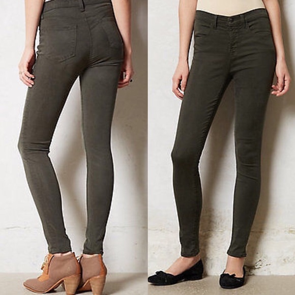 J Brand Denim - J Brand Maria Olive High Rise Skinny Presidio 26