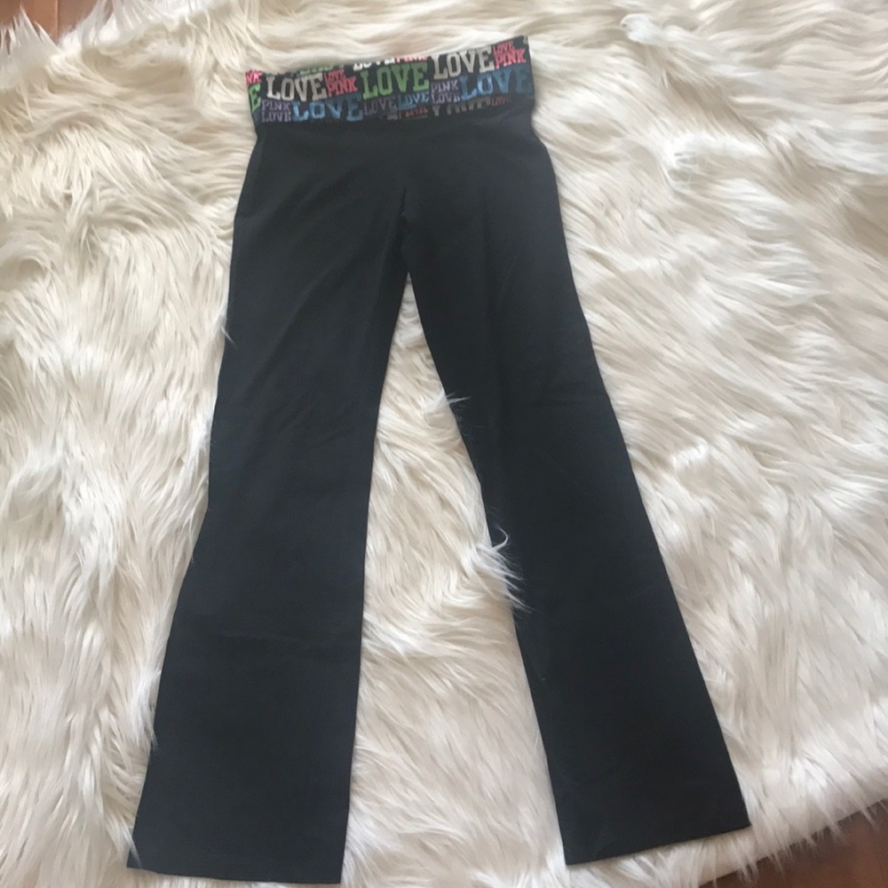 Victoria secret pink boot cut yoga pants