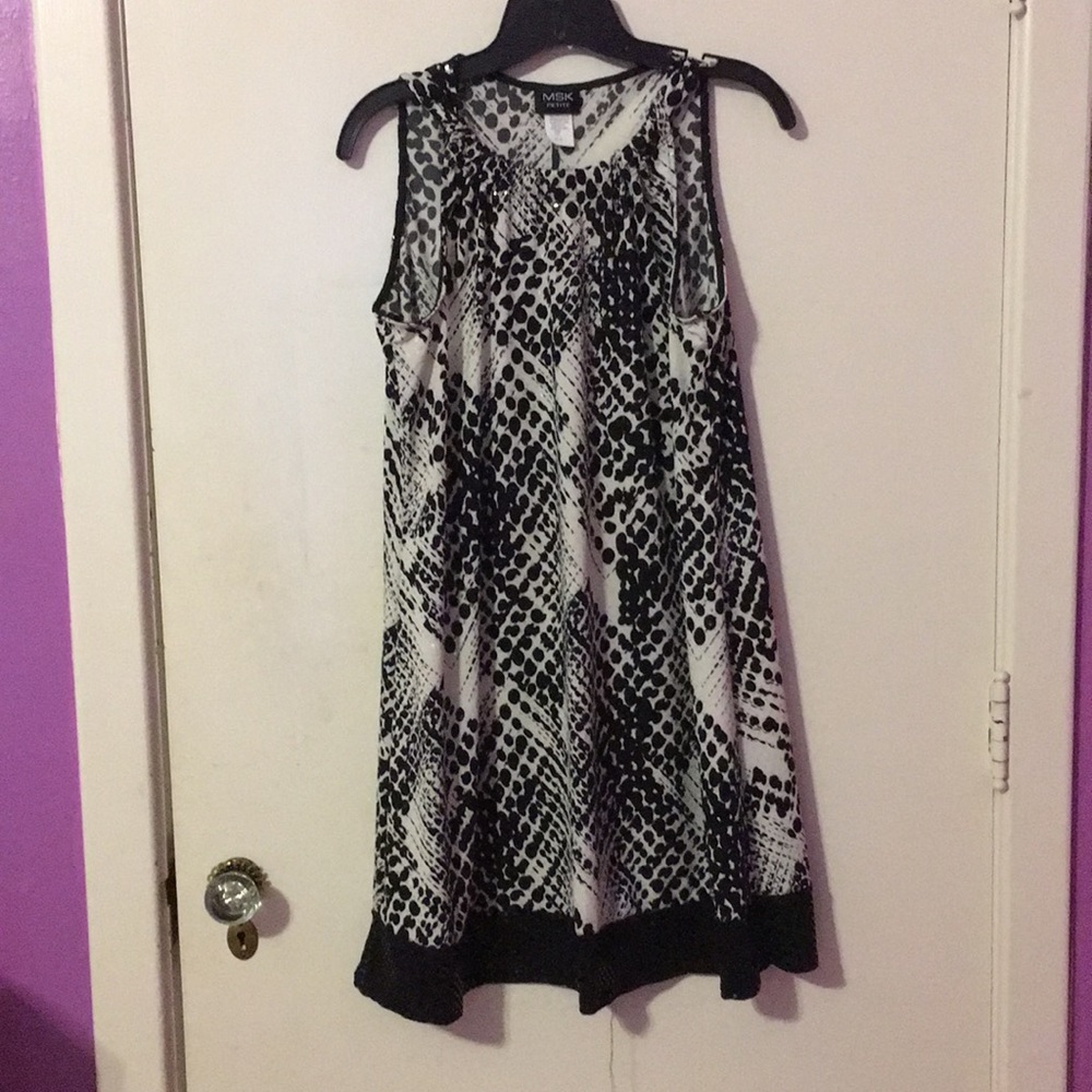 Black and white dress