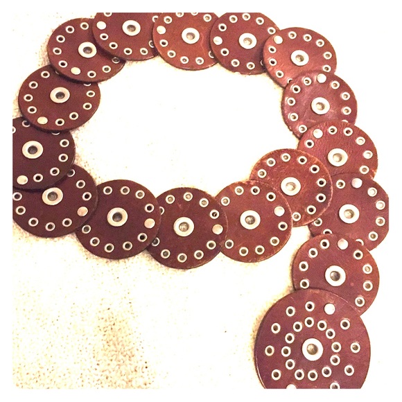 Queen of Dragons all leather belt - fits 0-12 - Picture 1 of 1