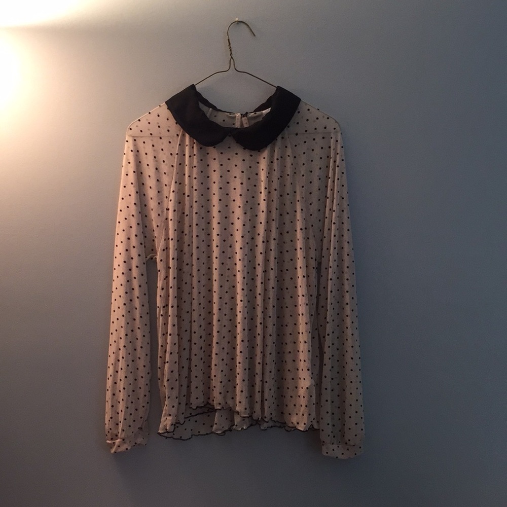 Cooperative Sheer Blouse - Picture 1 of 4