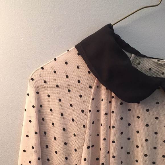 Cooperative Sheer Blouse - Picture 2 of 4