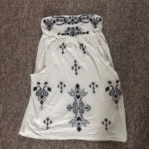 Strapless embroidered coverup/dress🌷