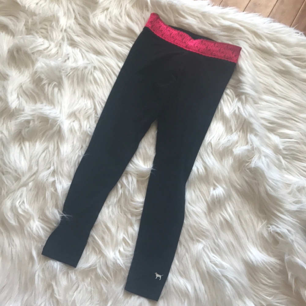 NWOT pink victoria secret yoga leggings