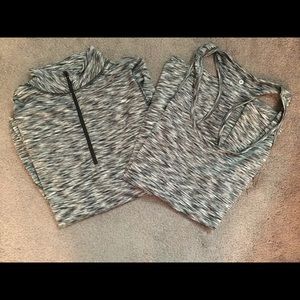 90Degree Active Wear Shirt & Quarter Zip Pull Over