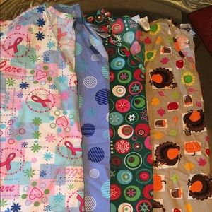Women's scrub tops