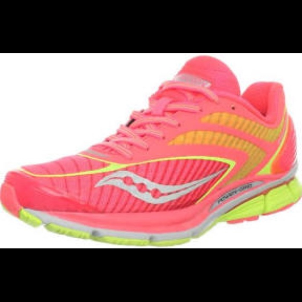 SALE Saucony Cortana 3 Vizpro Coral/Citron 7 shoes