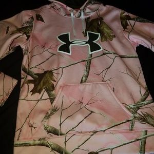 Pink/Camo Under Armour Hoodie