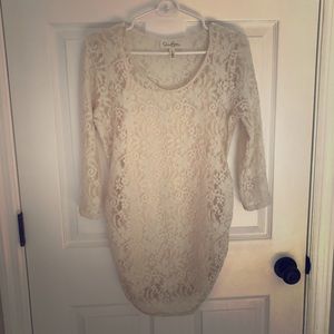 Lace Maternity Blouse