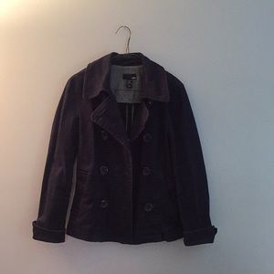 H&M Navy Cotton Peacoat