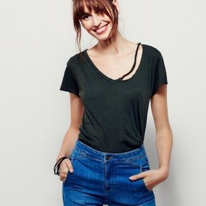 LNA dark olive Fallon Tee size XS