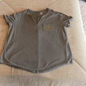 Short sleeve top - olive green Short sleeve top - olive green
