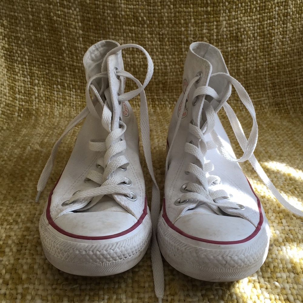 White High Top Converse