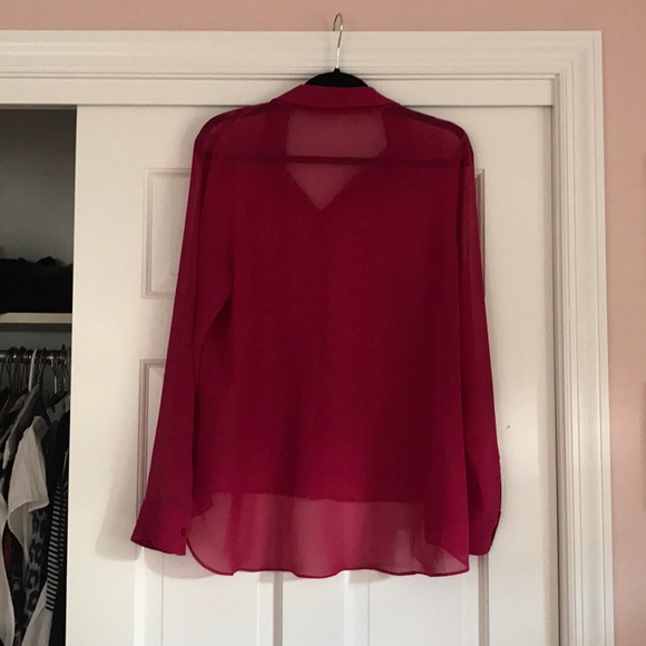 BCBGeneration Fuchsia/Pink Button Down - Picture 4 of 4