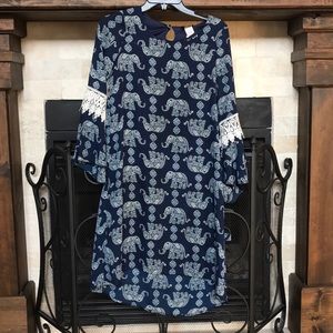 Elephant dress size 16 girls - worn once