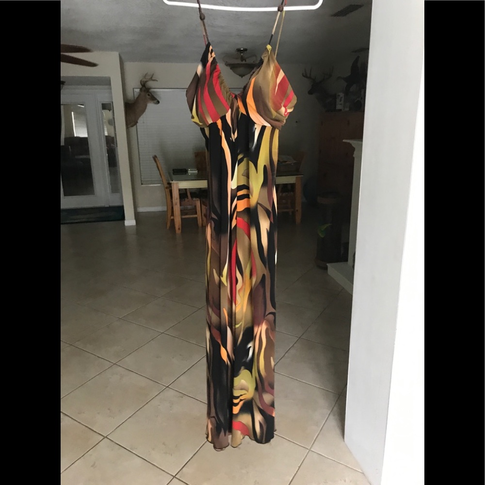 Long colorful dress