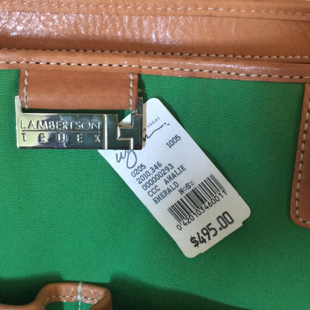 Lambert son Truex totebag w/matching cosmetic bag