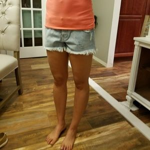American Eagle Outfitters distressed Jean shorts