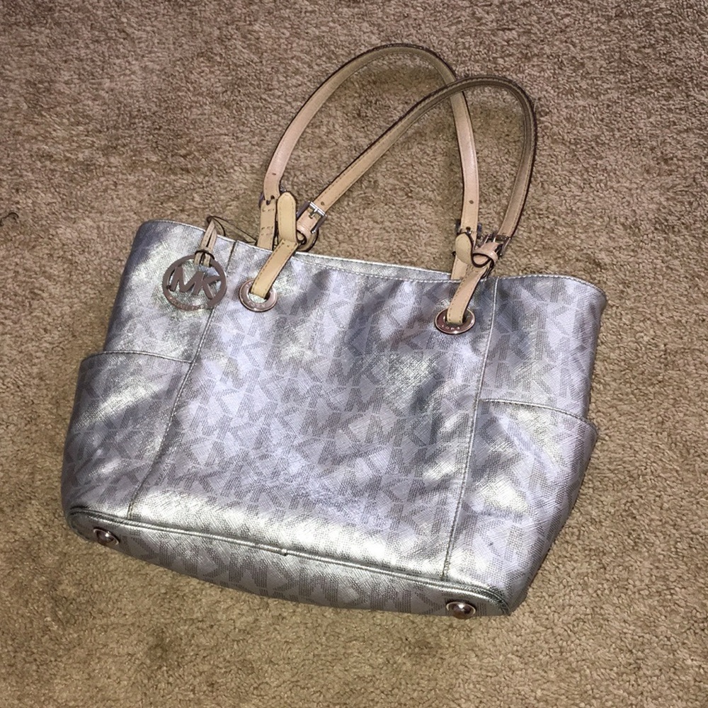 Silver MK bag