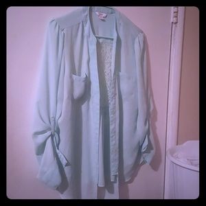 Candies Mint green top