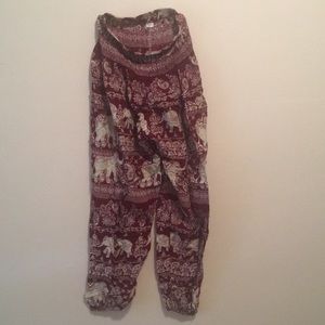 Red Elephant Pants