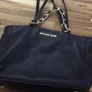 Michael Kors black and gold bag