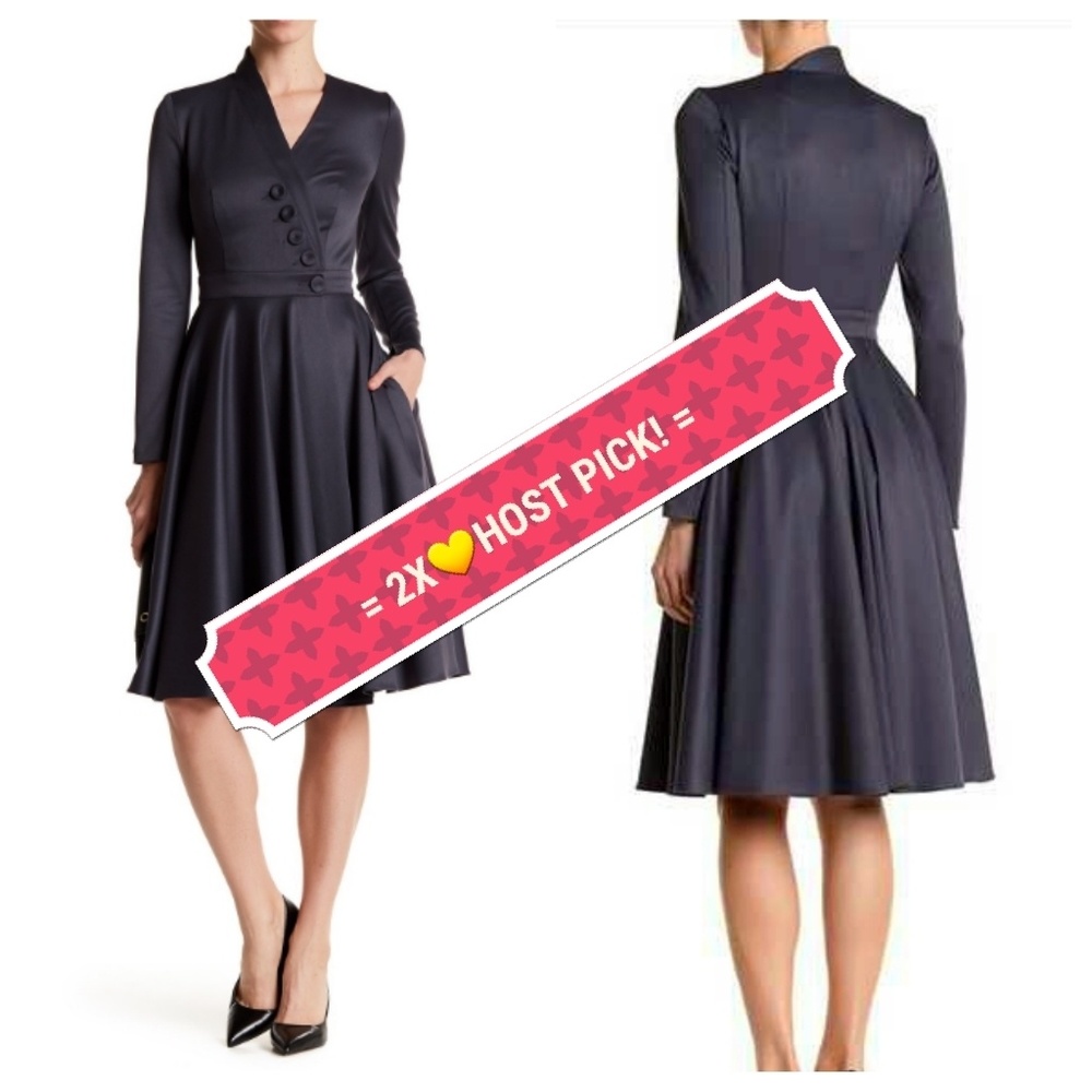 BGL Asymmetrical Button Dress (NWT)