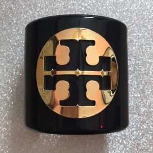 Authentic Tory Burch Black & Gold Cuff ❤️