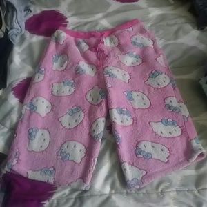 Fleece hello kitty pajamas
