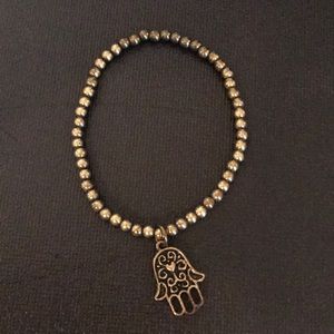 Evil eye bracelet hamza