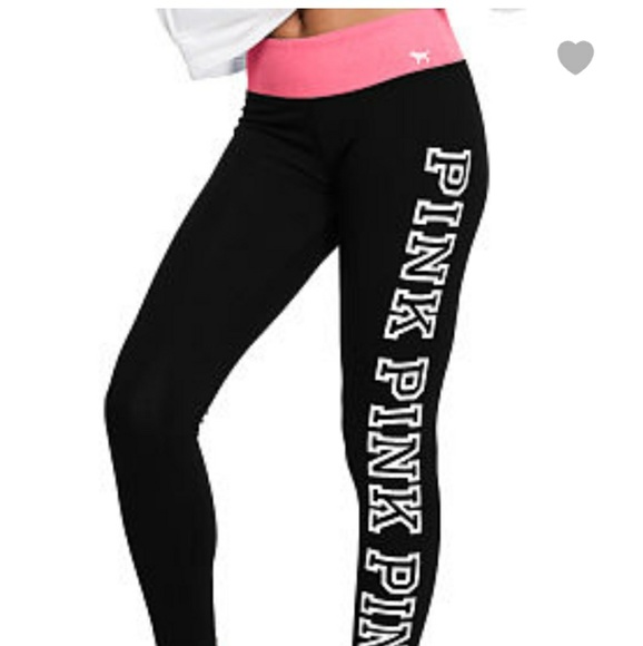victoria secret pink Pants - 🔷ISO🔷VS PINK COTTON YOGA LEGGINGS🔷ISO🔷