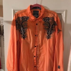Roar Orange/Black Roar Dress Shirt