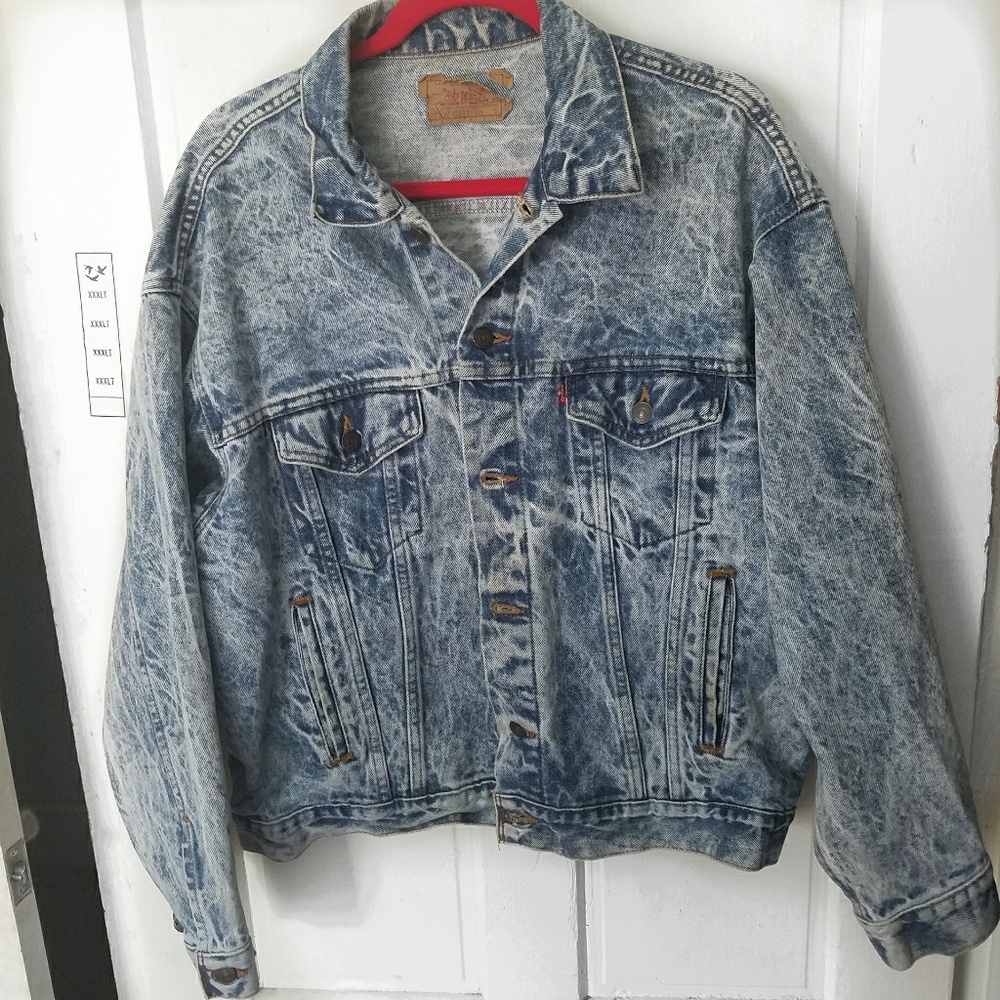 Vintage Acid Wash Levi Jacket