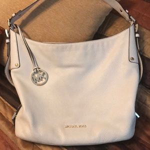 Authentic Michael Kors cream shoulder bag