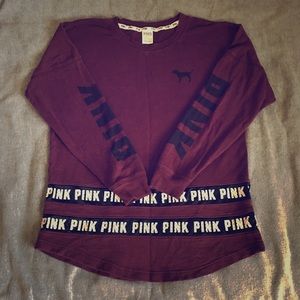 PINK Victoria's Secret 👼🏼💋Burgundy Sweater
