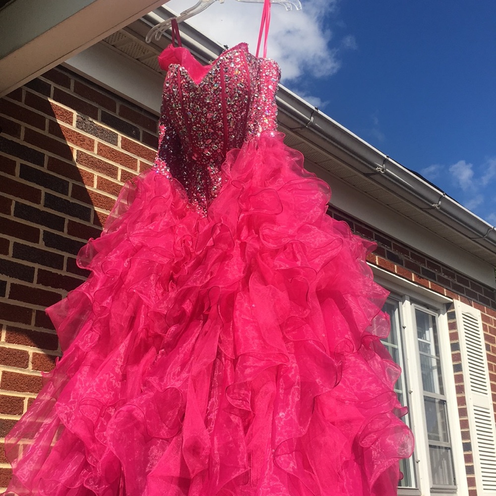 Sweet 15 dress fuisha color size 14