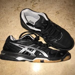 Women's black asics sneakers - Gel Rocket