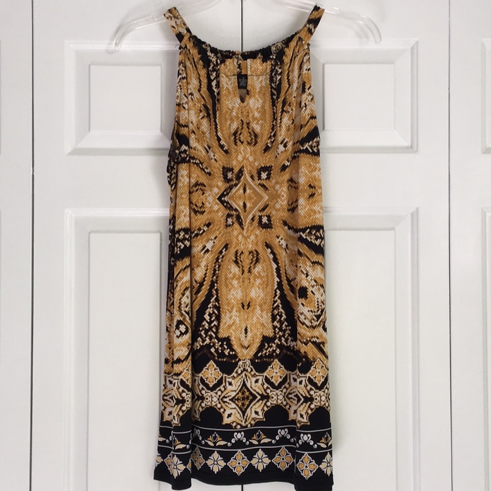 Keyhole tank dress