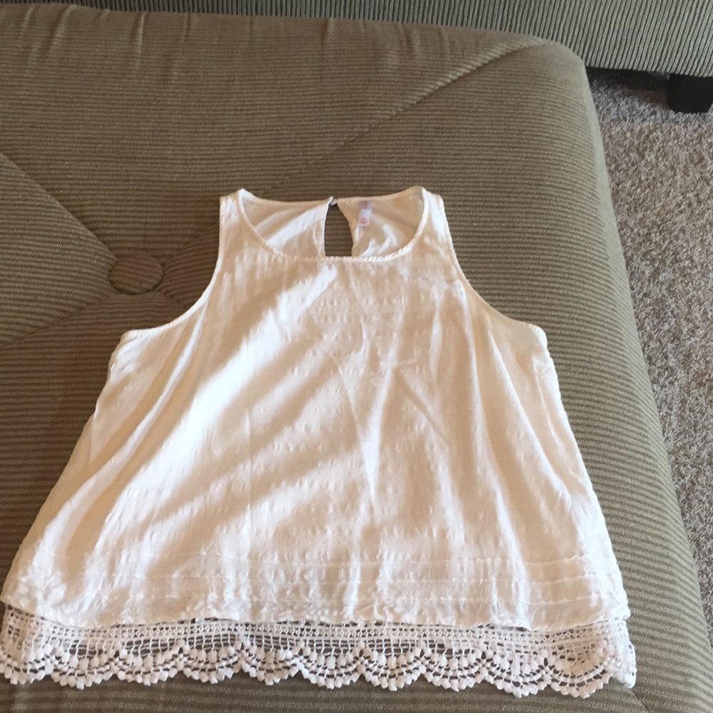 Off white tank top