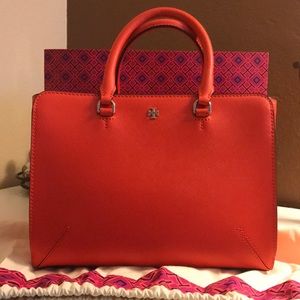 EUC Tory Burch Robinson Small Zip Tote
