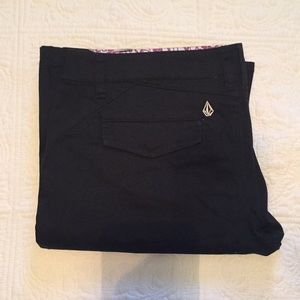 NWOT Black Volcom Trousers