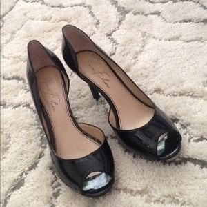 Marc fisher black patent heels