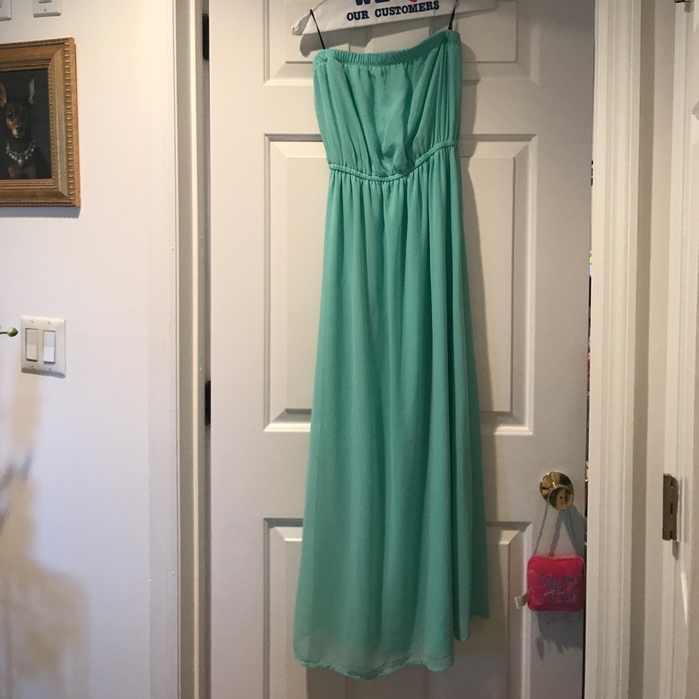 Forever 21 Strapless maxi dress
