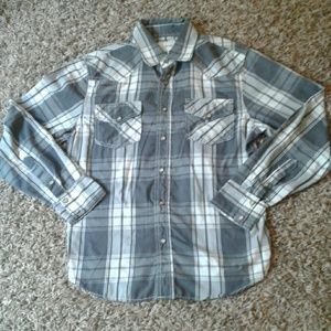 Mens button up shirt, medium