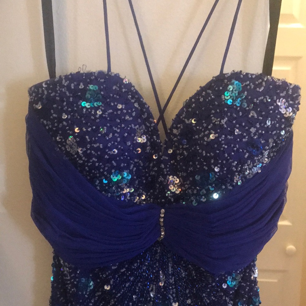 Cobalt blue formal dress - Picture 1 of 3