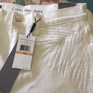 Calvin Klein White Jeans