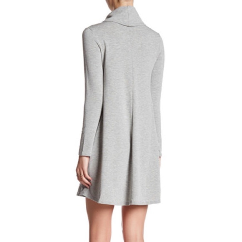 Reduced Heather Grey Size Large Long Sleeved Dress - Picture 2 of 2