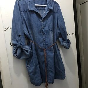 Denim Shirt Dress